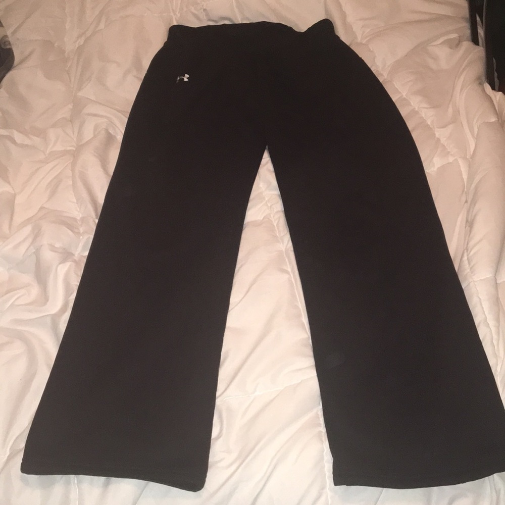 Black under armour sweatpants